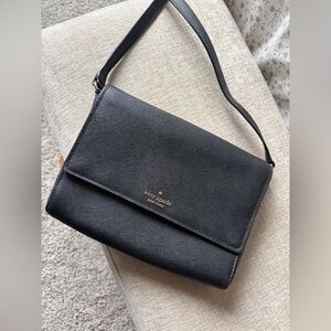 Kate Spade New York Black Flap Shoulder Bag